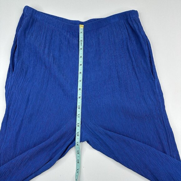 Everlane Women’s Deep Blue Naia Ripple Tapered Minimalist‎ Pant M/W30/L26 - Picture 8 of 10